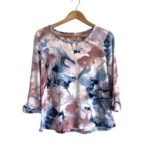 Chico's 3/4 Sleeve Tee (1/M)